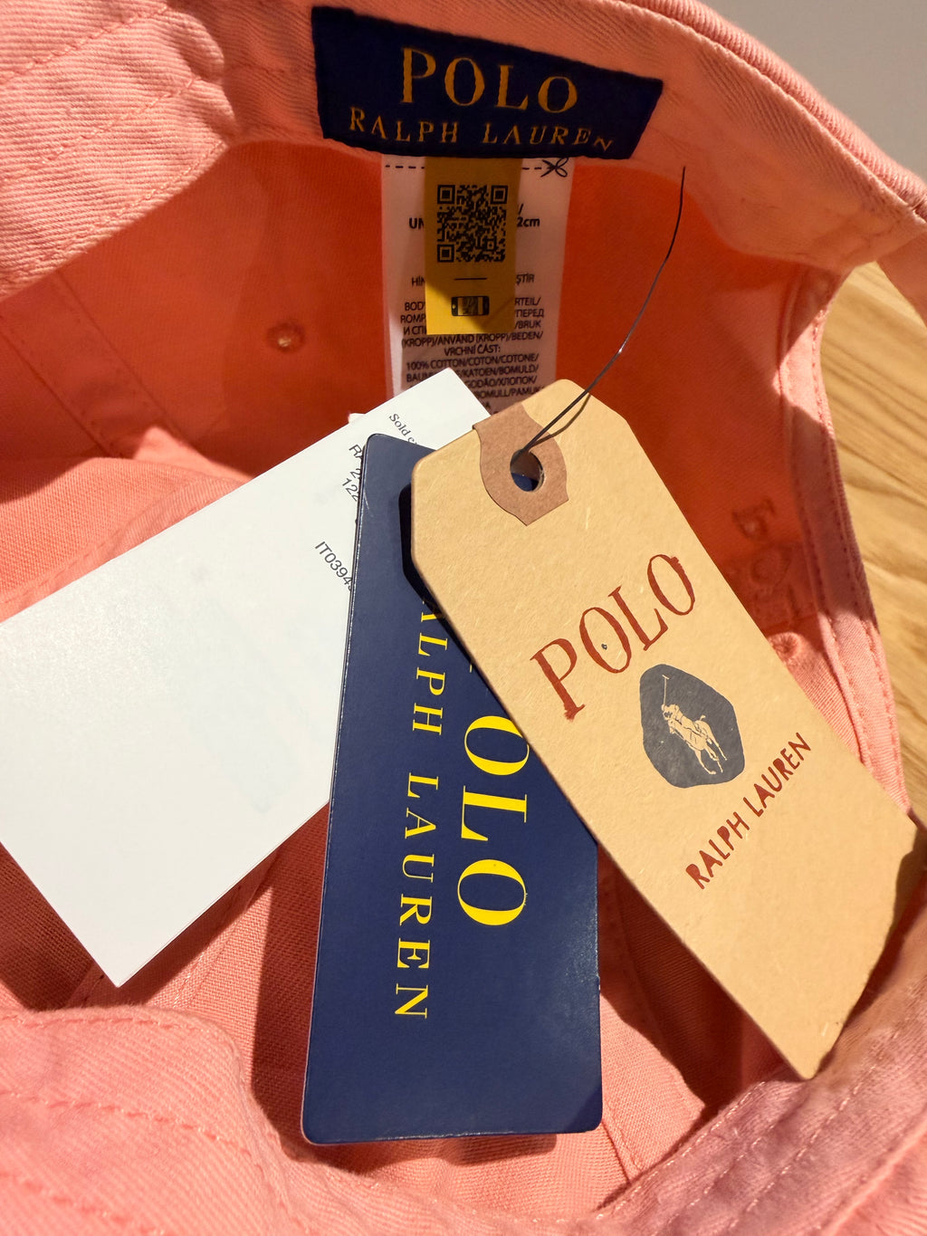 Casquette Ralph Lauren Rose 🩷