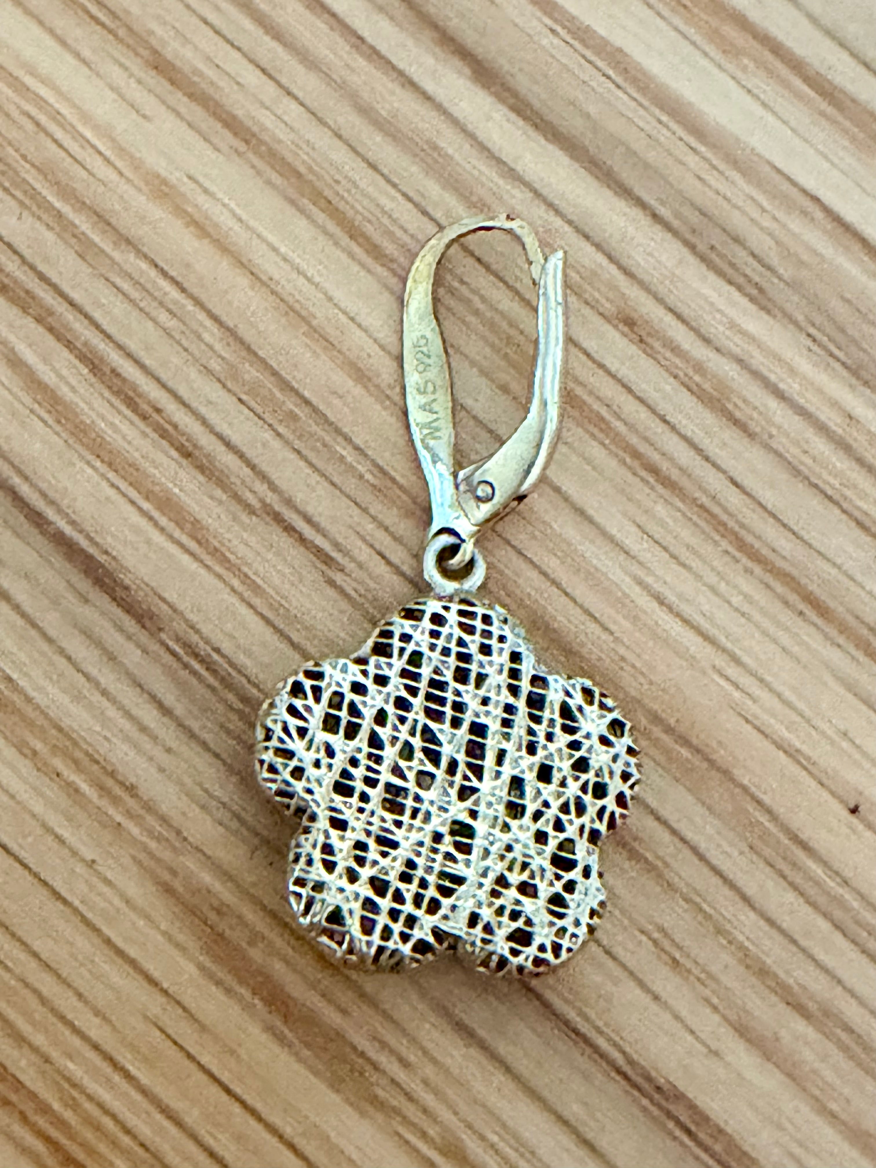 Boucles d’oreilles Fleur – Argent 925