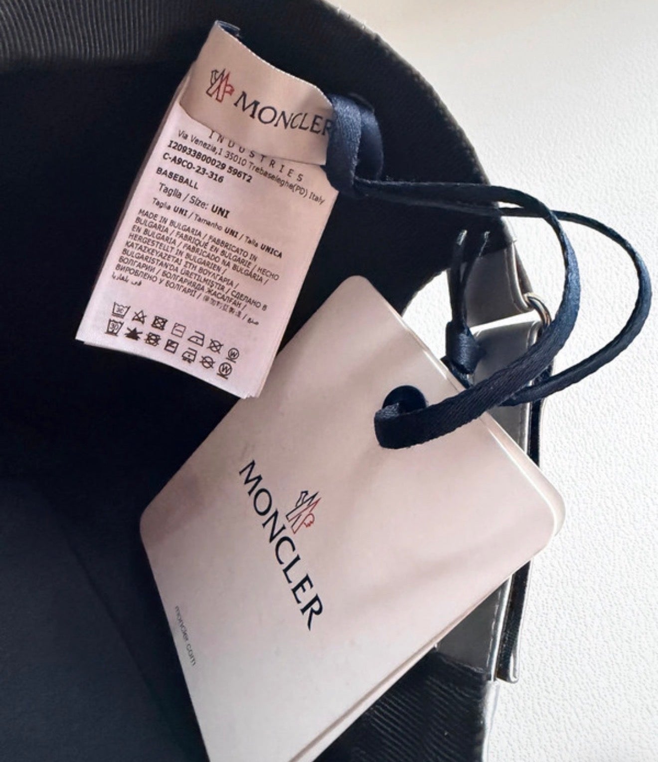 Casquette Moncler grise