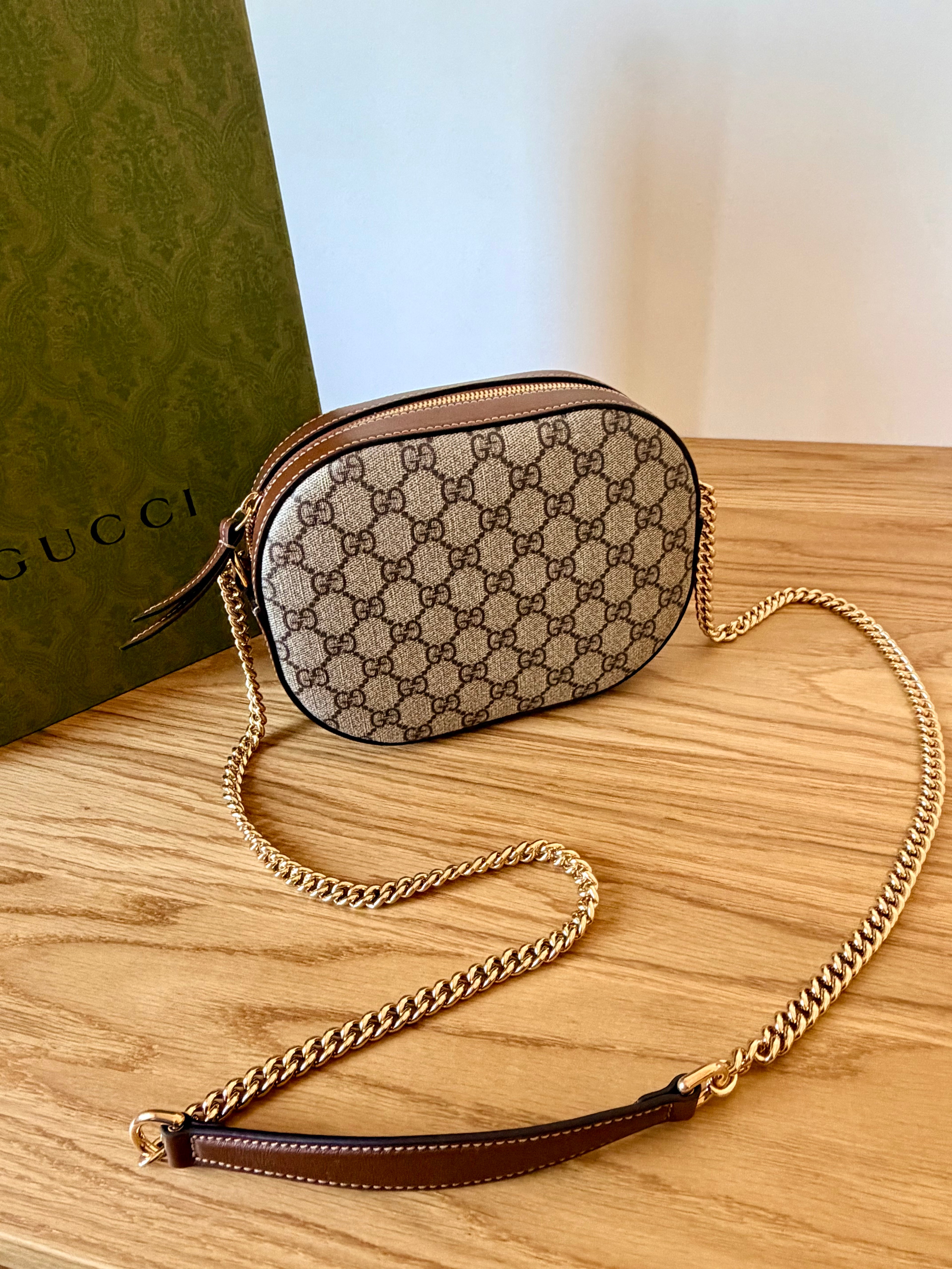 Sac Gucci Ophidia en toile GG Supreme beige