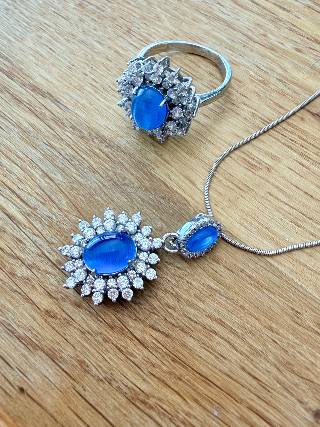 Parure en Argent 925 – Collier & Bague