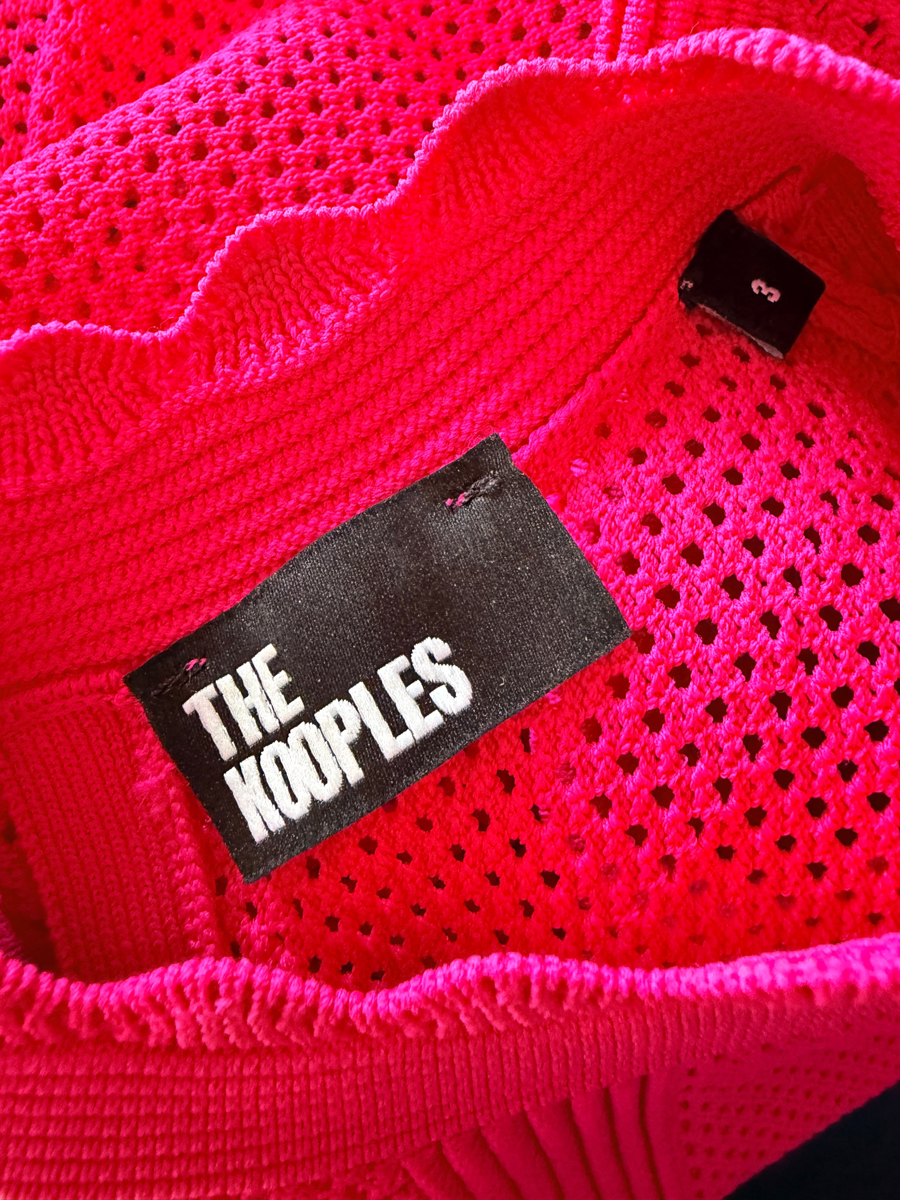 Robe Fuchsia en maille The Kooples