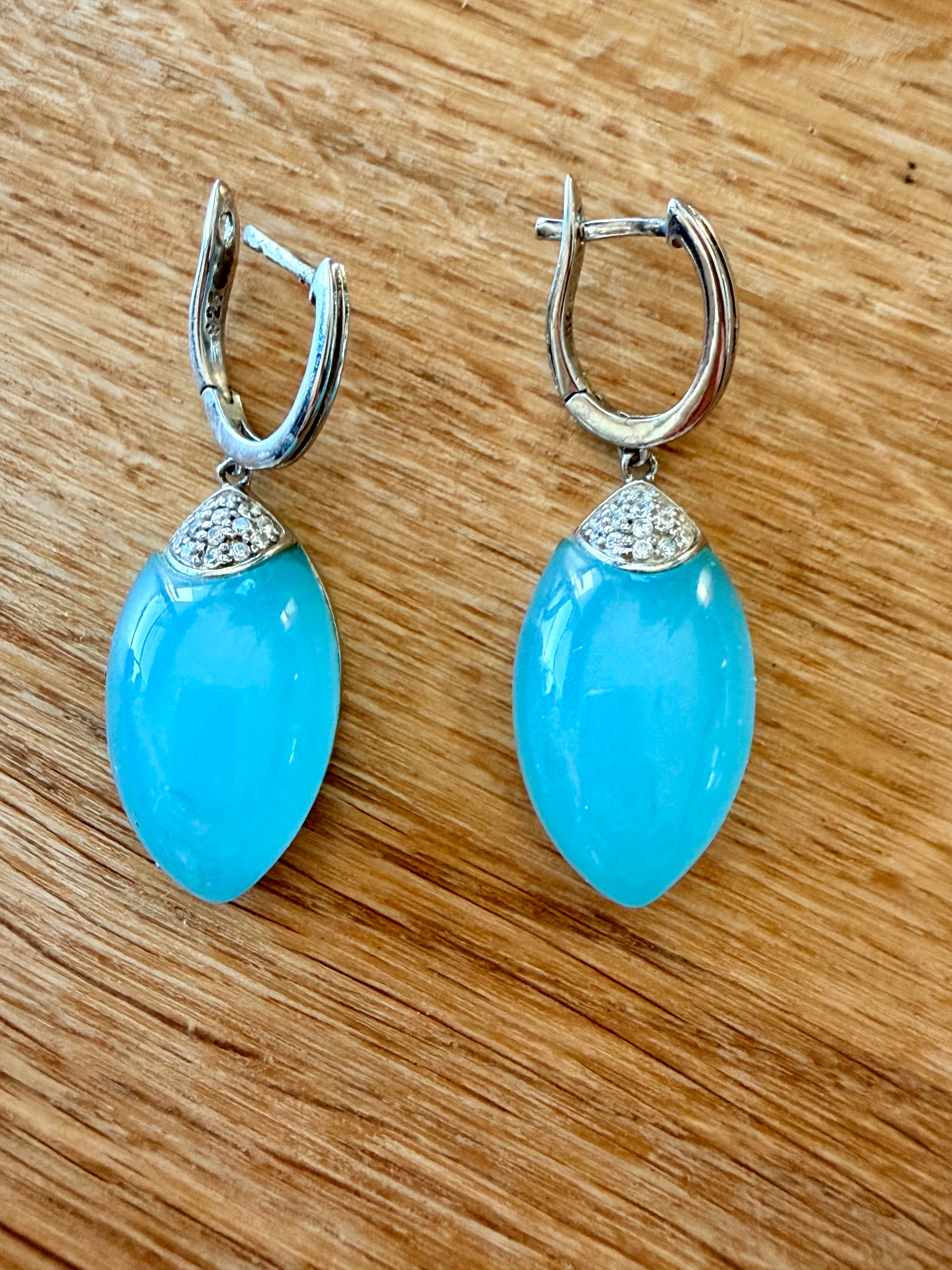 Parure en Argent 925 – Collier & Boucles d’oreilles