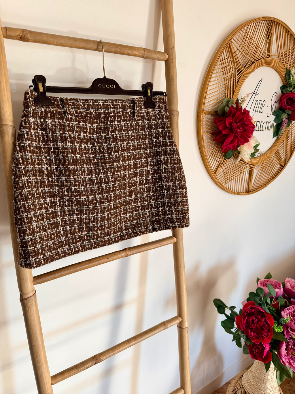 Jupe en Tweed Chocolat