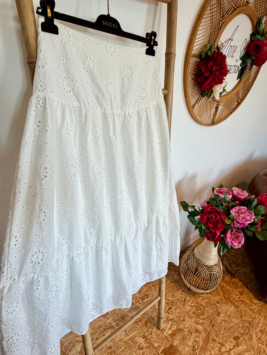 Jupe Longue Broderie Anglaise