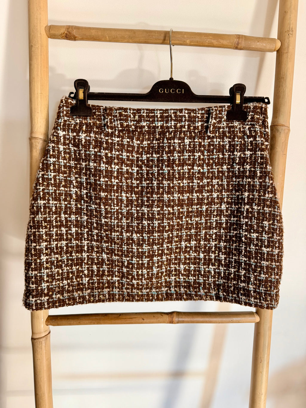 Jupe en Tweed Chocolat