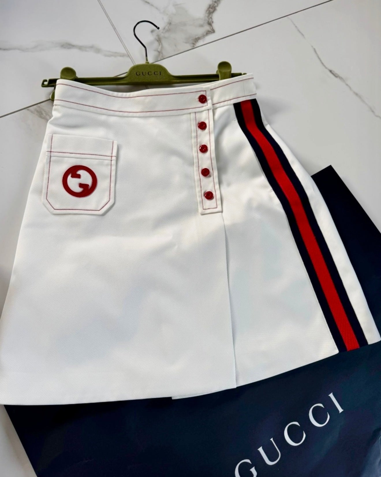 Jupe Gucci couleur beige