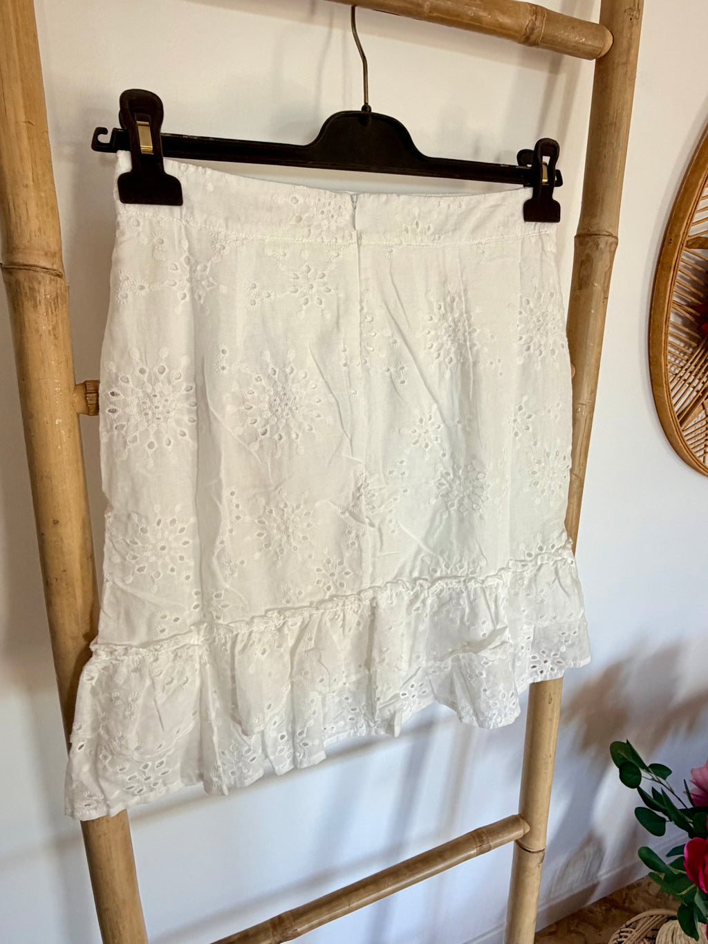 Jupe Courte Broderie Anglaise
