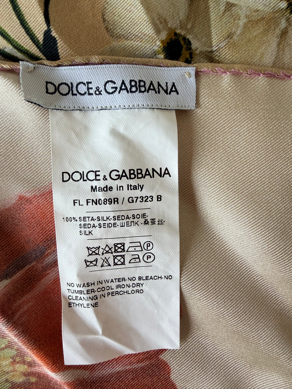 Foulard en soie Dolce & Gabbana