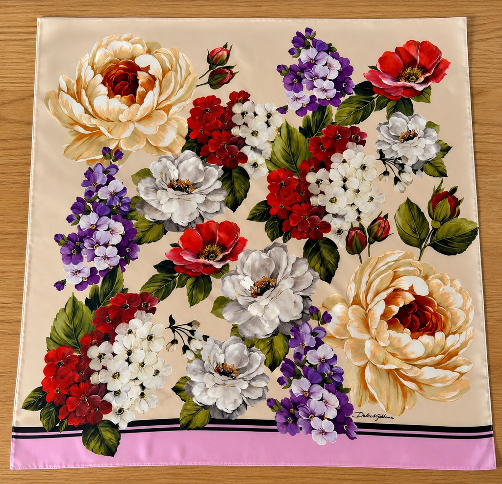 Foulard en soie Dolce & Gabbana