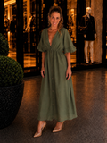 Robe Longue Kaki
