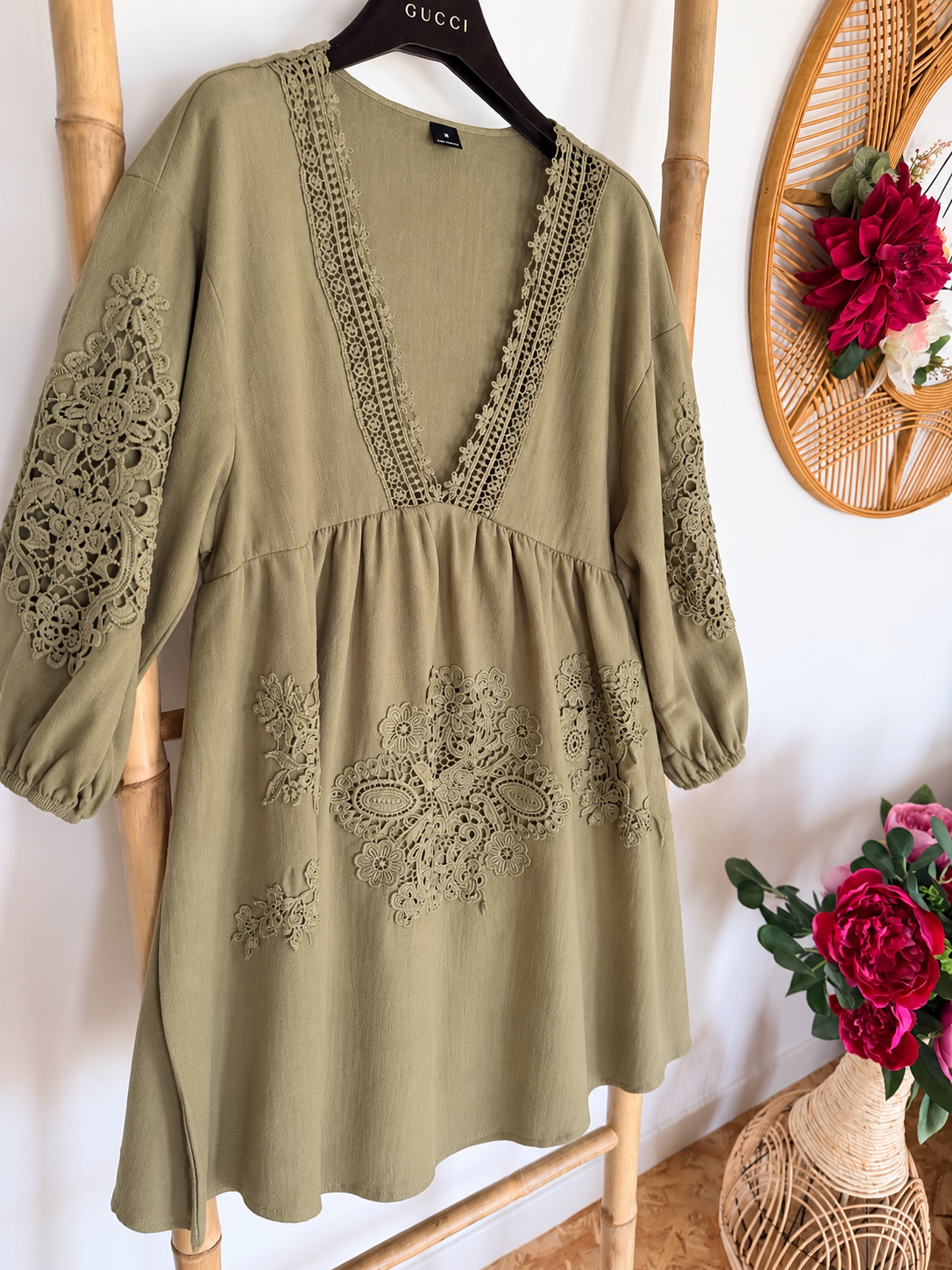 Robe Bohème Kaki
