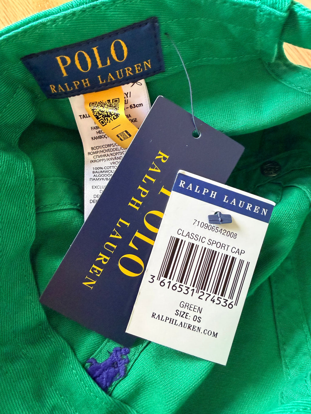 Casquette Ralph Lauren Vert 💚