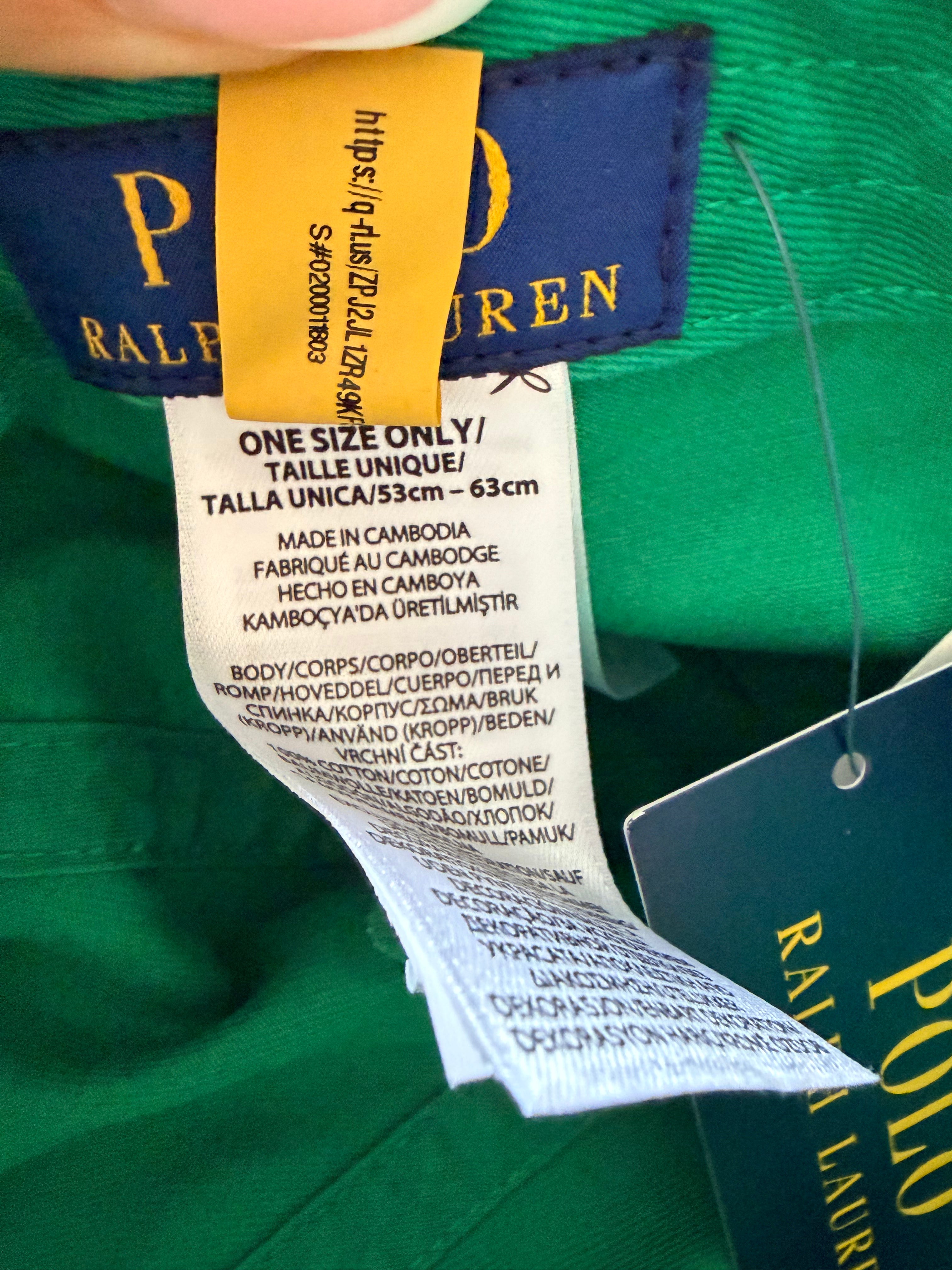 Casquette Ralph Lauren Vert 💚