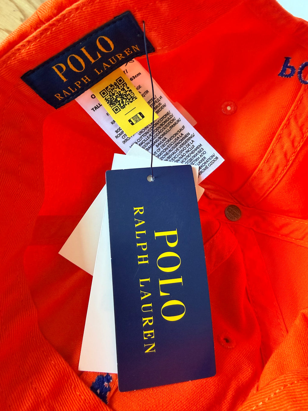Casquette Ralph Lauren Orange 🧡