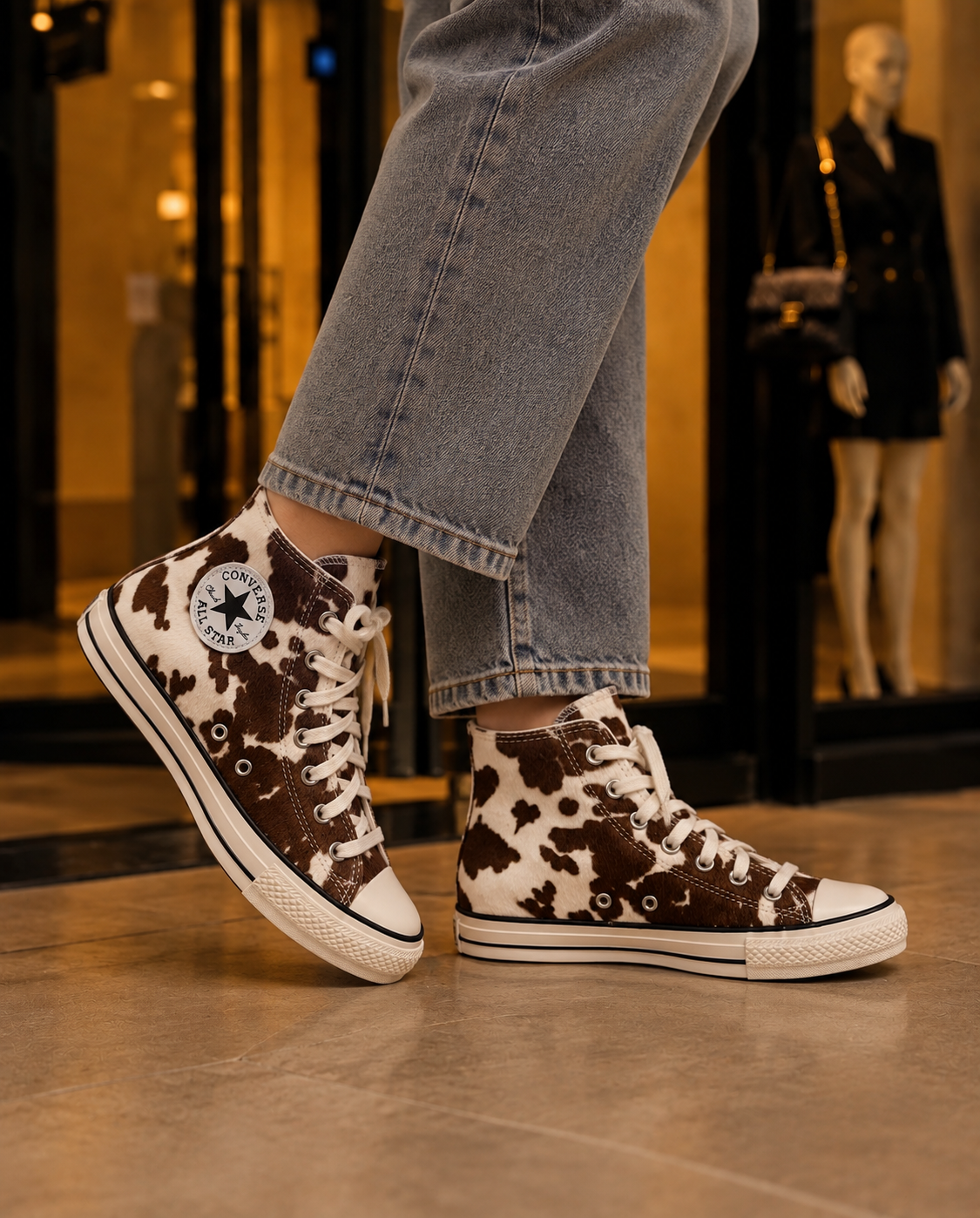Converse Chuck Taylor All Star motif vache