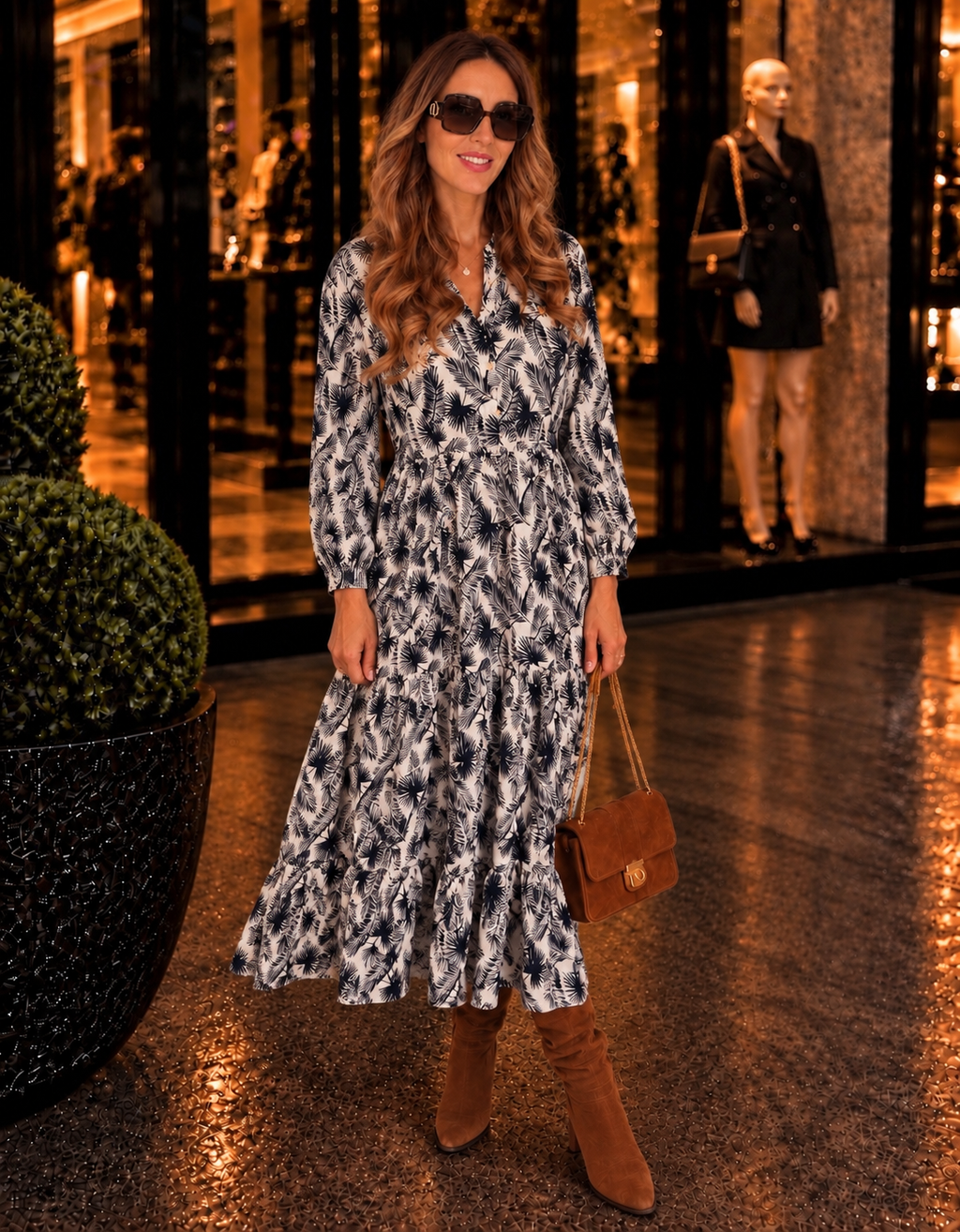 Robe Longue Feuillage - Last Queen