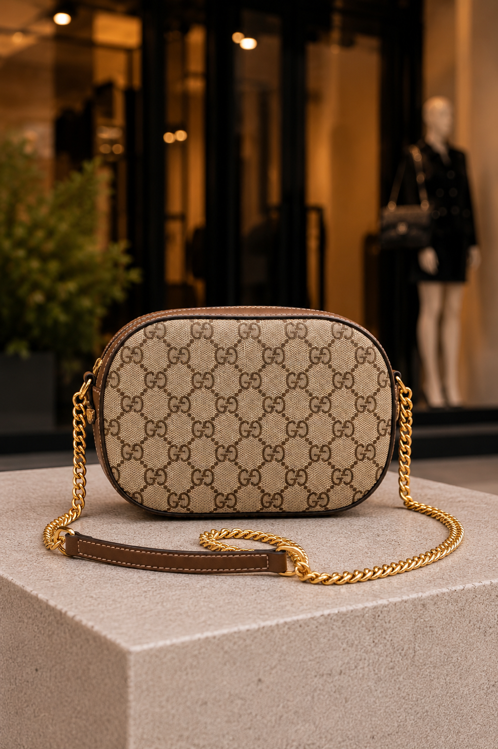 Sac Gucci Ophidia en toile GG Supreme beige