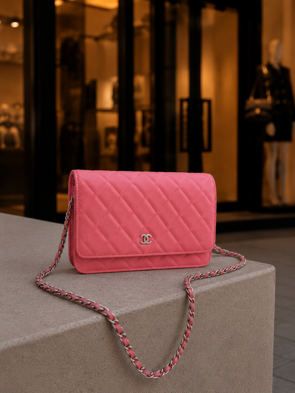 Sac Chanel Wallet on Chain