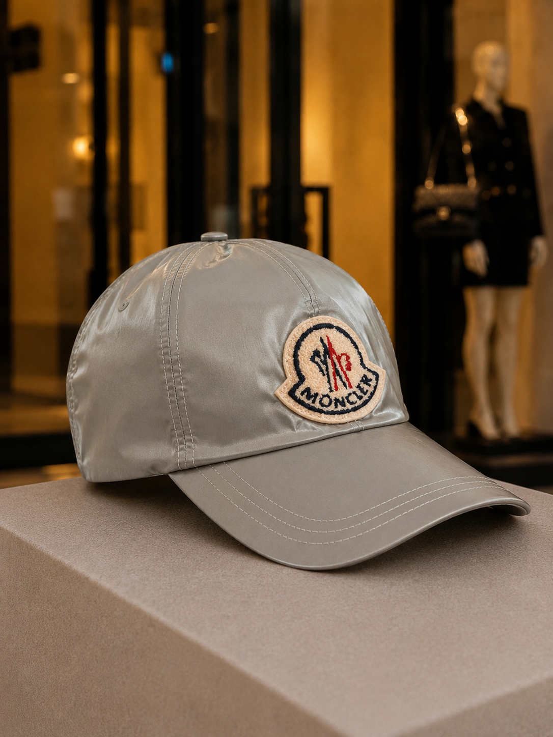 Casquette Moncler grise