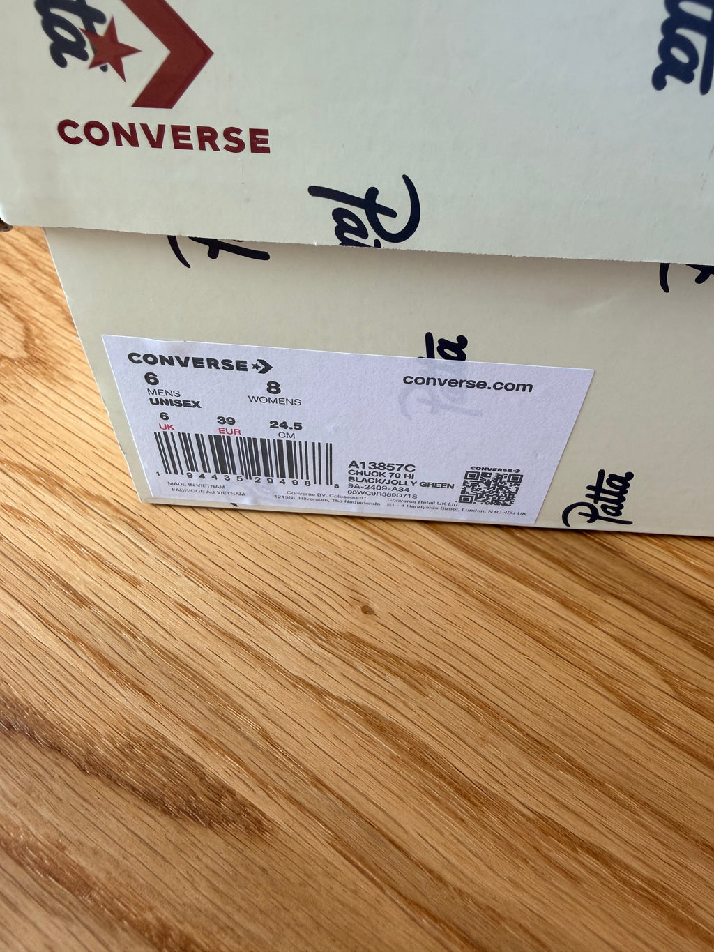 Converse x Patta Chuck Taylor All Star – Édition limitée