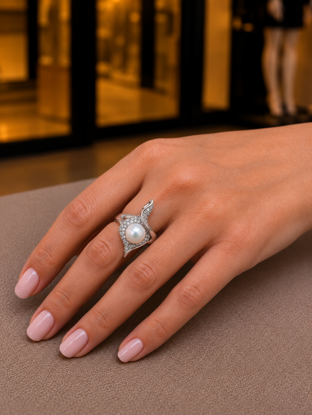Bague Élégance Nacrée – Argent 925