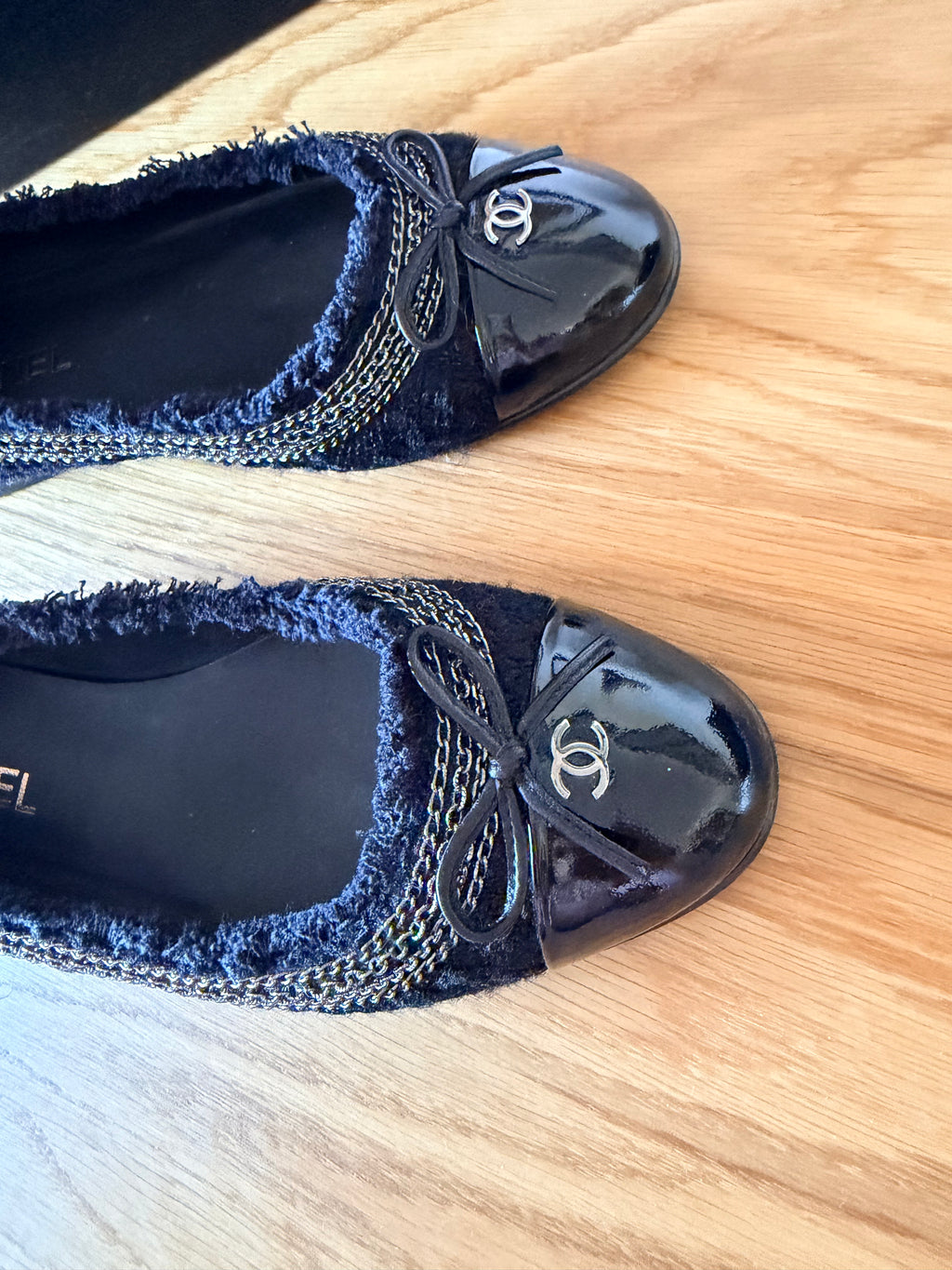 Ballerines Tweed Chanel