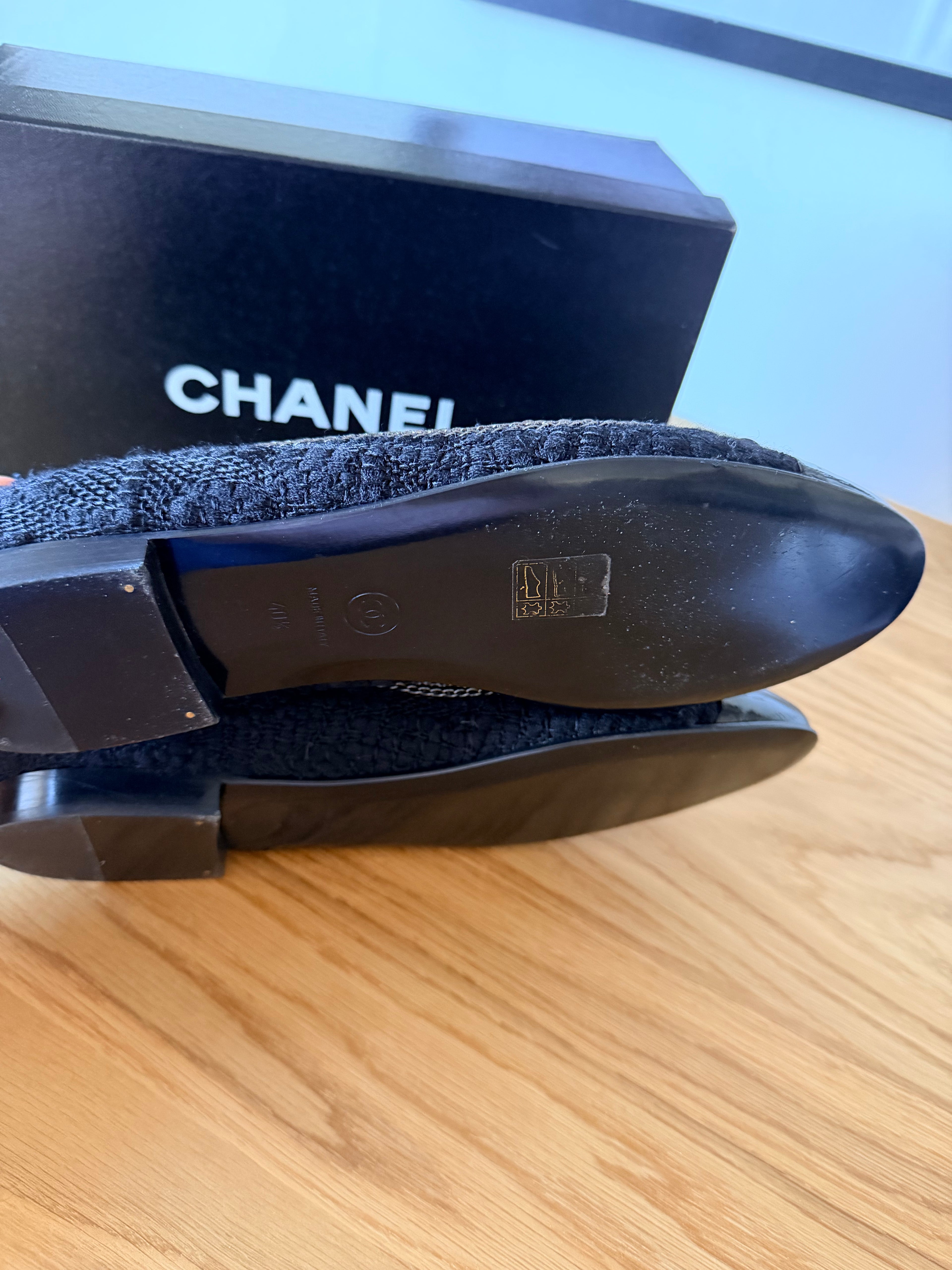 Ballerines Tweed Chanel