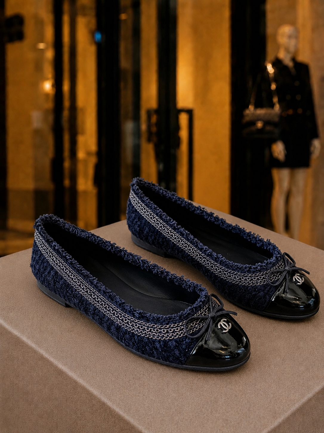 Ballerines Tweed Chanel