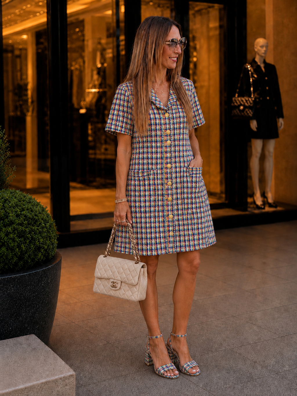 Robe Tweed Maje