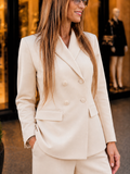 Blazer Croisé écru