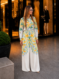 Ensemble Chemise & Pantalon Fleuri