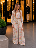 Ensemble Chemise & Pantalon Fleuri